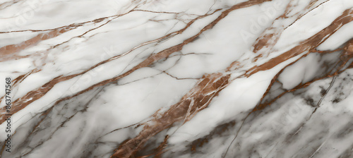 Panel kuchenny z motywem Abstract white marble background with brown and gray color, Natural patterns for design art. Generative AI.