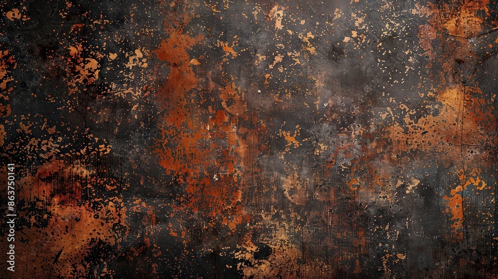 Fototapeta premium Aged Metal Surface with Rust and Corrosion