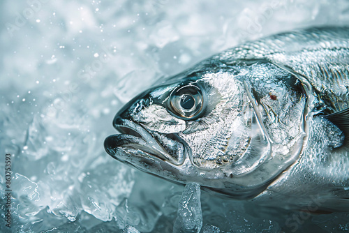 a fish on ice photo