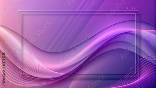 The image showcases an abstract design featuring soft, flowing curves in shades of pink and purple. The gradient transitions smoothly between the colors, creating a harmonious and soothing visual effe photo