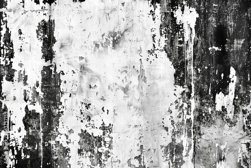 Wallpaper Mural Abstract grunge black and white distressed texture background, perfect for edgy designs, vintage projects, and artistic overlays. Torontodigital.ca