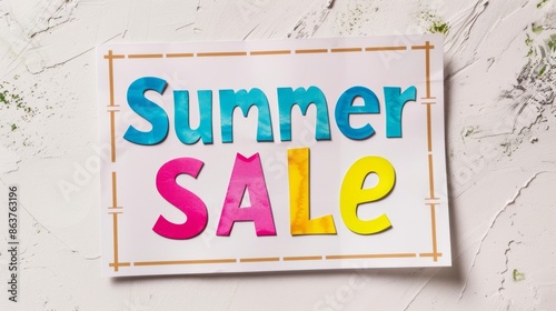  Summer Sale Poster