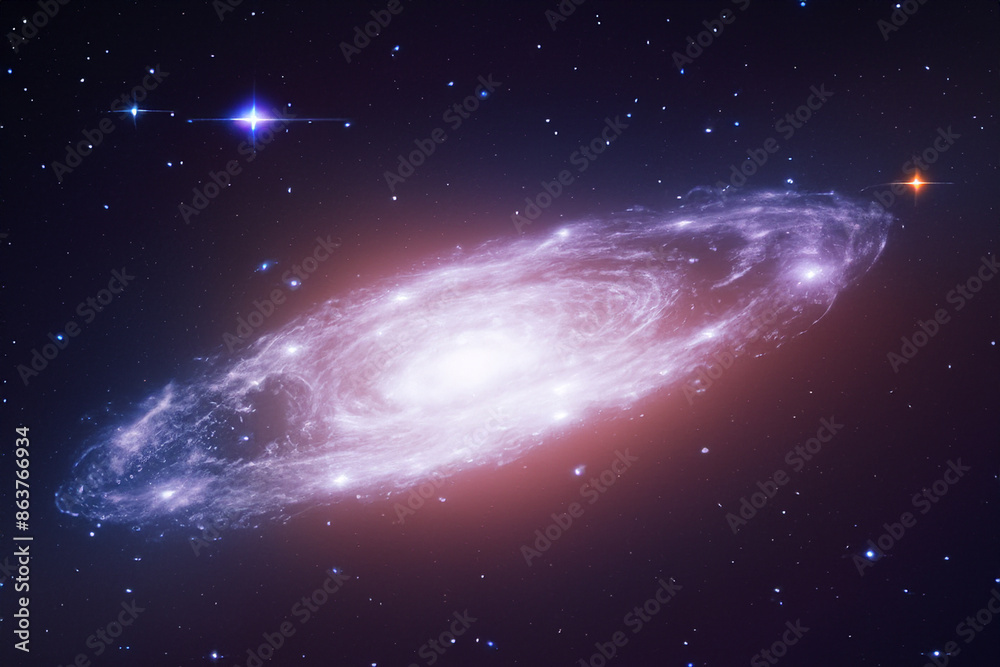 Fototapeta premium Space Quasar Background