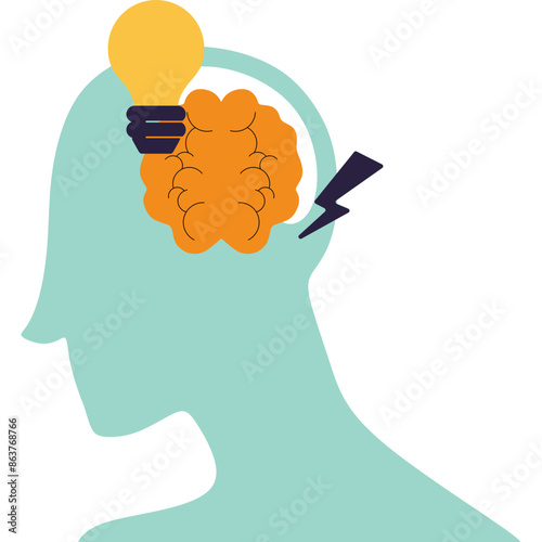 Brain Stroming Icon