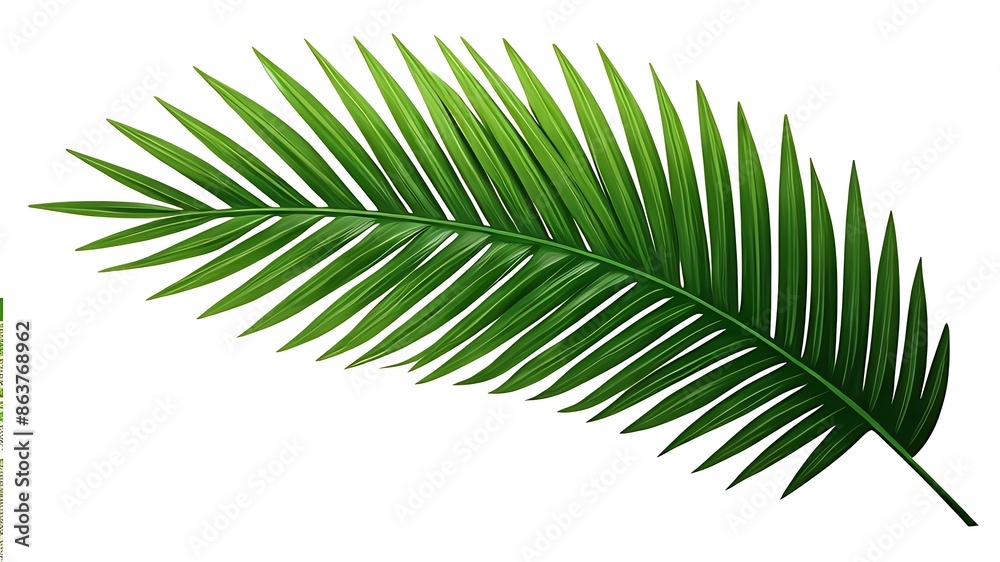 Tropical green palm leaf cut out
Tropical green palm leaf cut out