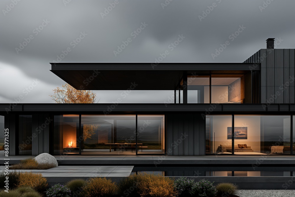 Modern Desert House with Panoramic Views of the Desert and Mountains, Luxury Living, Architecture, Real Estate Investments Modern Desert House with Panoramic Views of the Desert and Mountains, Luxury Living, Architecture, Real Estate Investments