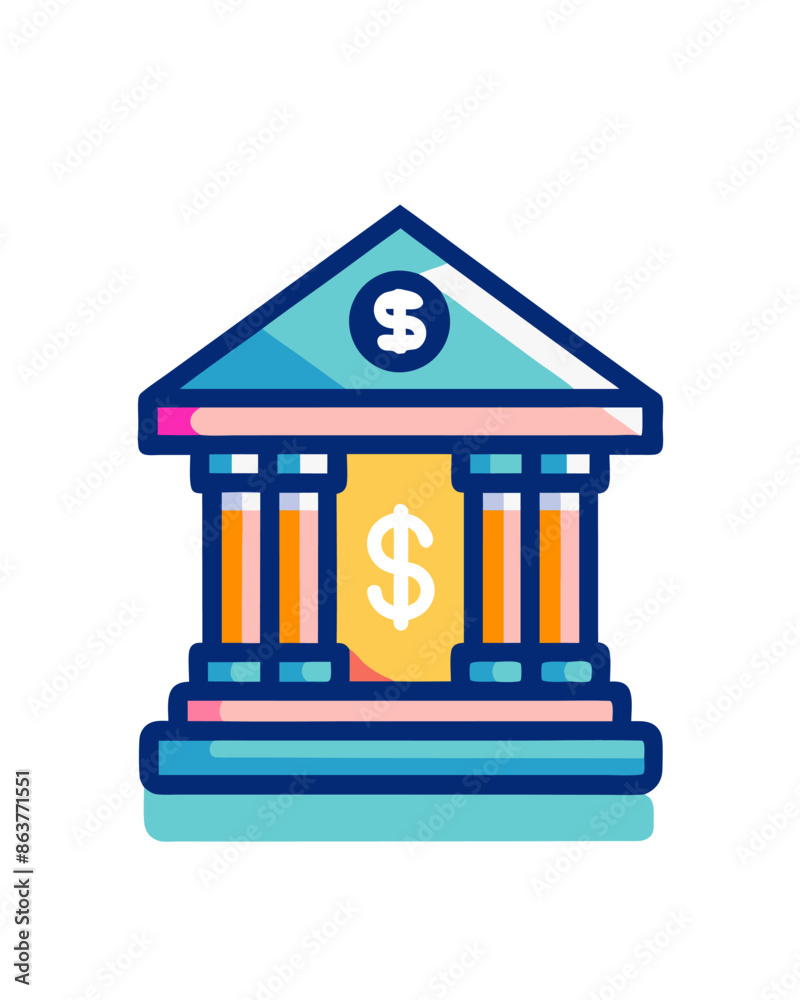 Money bank icon t-shirt design website and app icon vector illustrations Money bank icon t-shirt design website and app icon vector illustrations