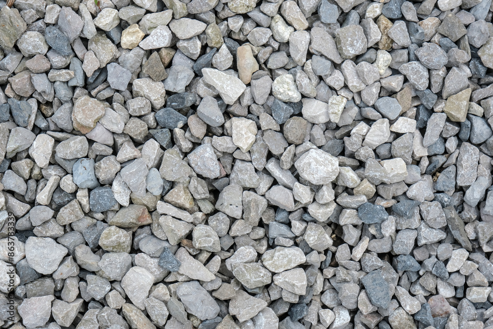 Grey gravel background, used for driveways and courtyards Grey gravel background, used for driveways and courtyards