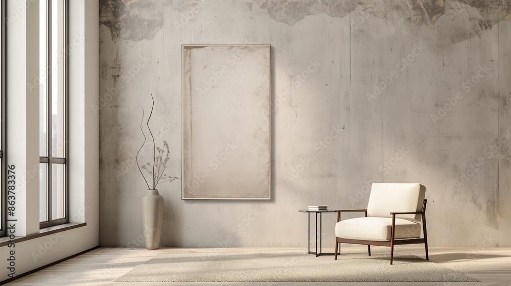A guest room with a contemporary minimalist look, featuring clean lines, a neutral color palette, and a single piece of striking modern art. A guest room with a contemporary minimalist look, featuring clean lines, a neutral color palette, and a single piece of striking modern art.