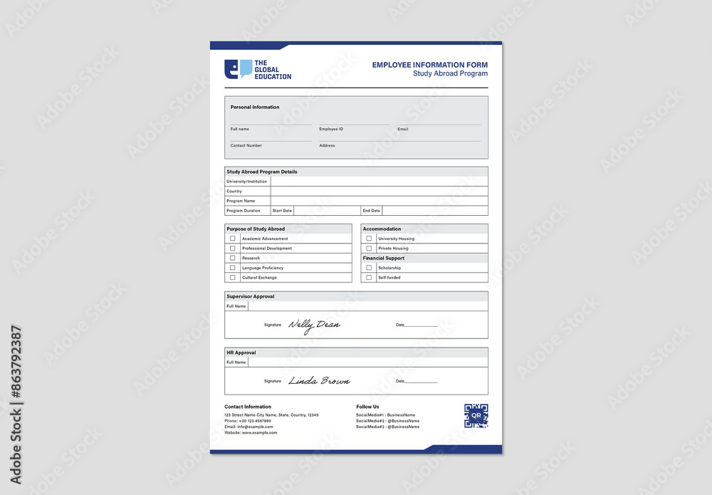 Form Layout Stock Template | Adobe Stock