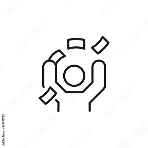 Winner Icon. Simple winner icon for social media, app, and web design. Vector illustration.