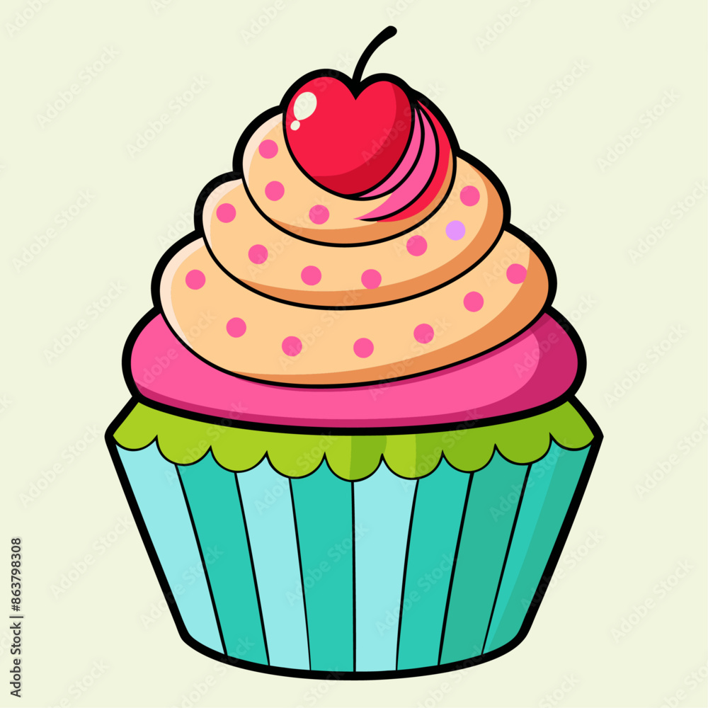 cupcake clipart cartoon Illustration drawing cupcake clipart cartoon Illustration drawing
