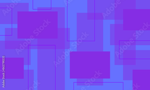 abstract rectangles background, blue and purple