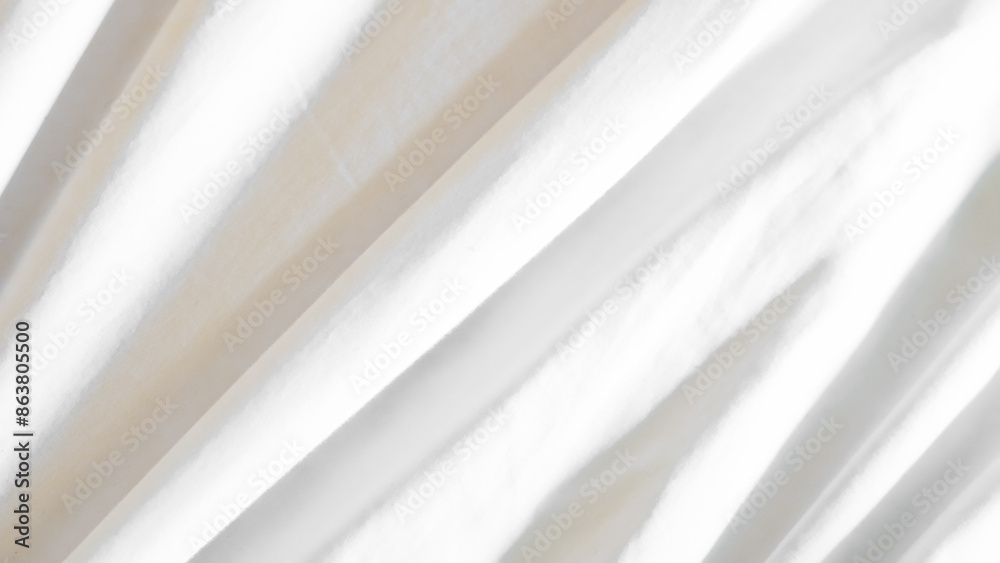 Obraz premium white bedsheet fabric background copy space
