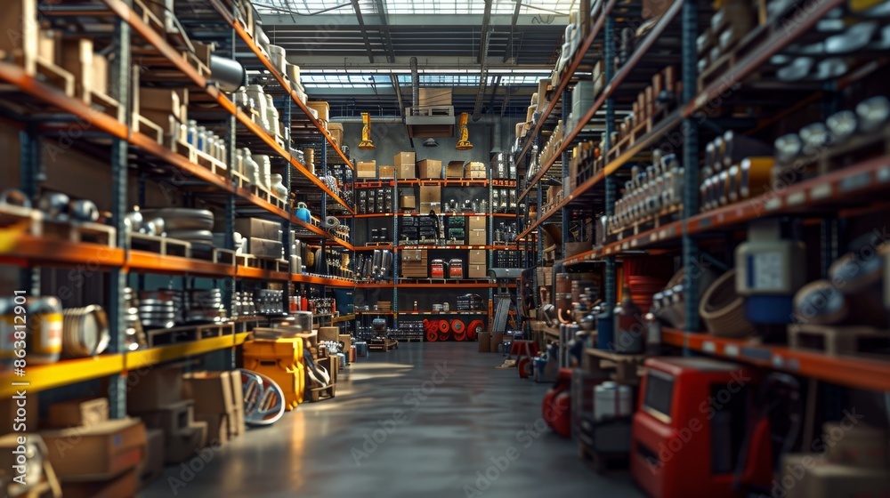 Efficient Operations: Factory Warehouse with Spare Parts Storage and Distribution Efficient Operations: Factory Warehouse with Spare Parts Storage and Distribution