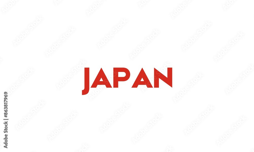 Digital calligraphy of the word 'Japan' in English. Ideal for patriotic projects, cultural themes, and educational purposes. Digital calligraphy of the word 'Japan' in English. Ideal for patriotic projects, cultural themes, and educational purposes.
