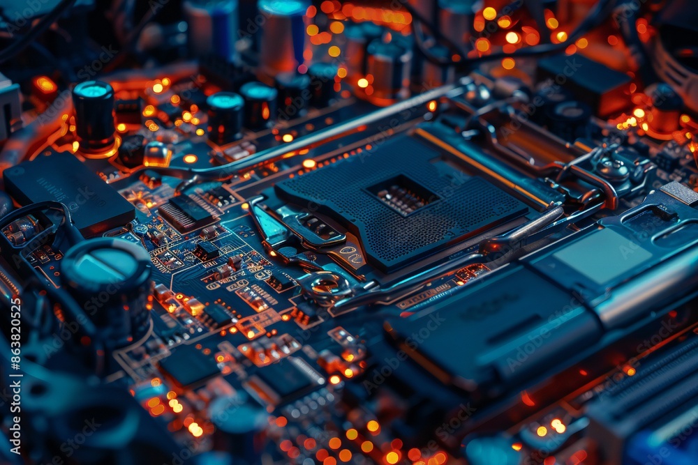 Car electronics repair service background Generative Ai Car electronics repair service background Generative Ai