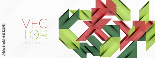 Speed and sport geometric background. Color lines dynamic template for wallpaper, banner, background or landing