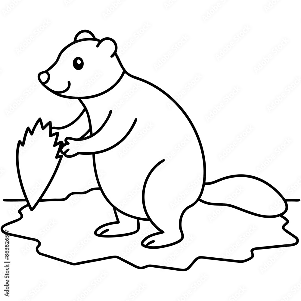 Obraz premium Woodland Escape Coloring Pages For Coloring Book