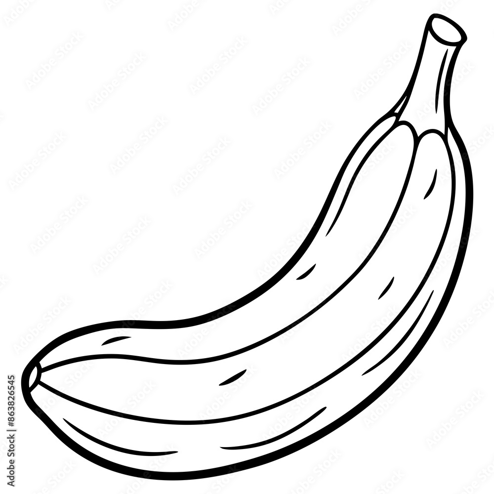 vector illustration of banana vector illustration of banana