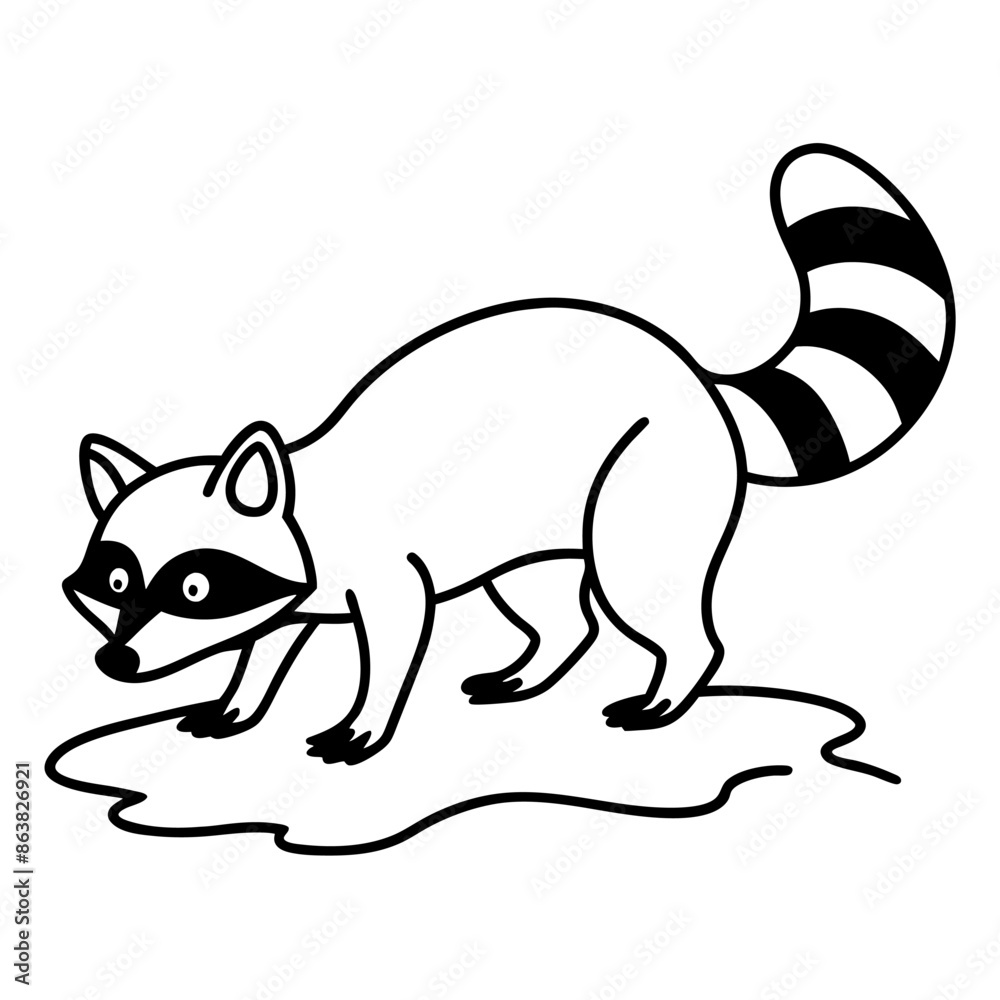 Obraz premium Woodland Escape Coloring Pages For Coloring Book