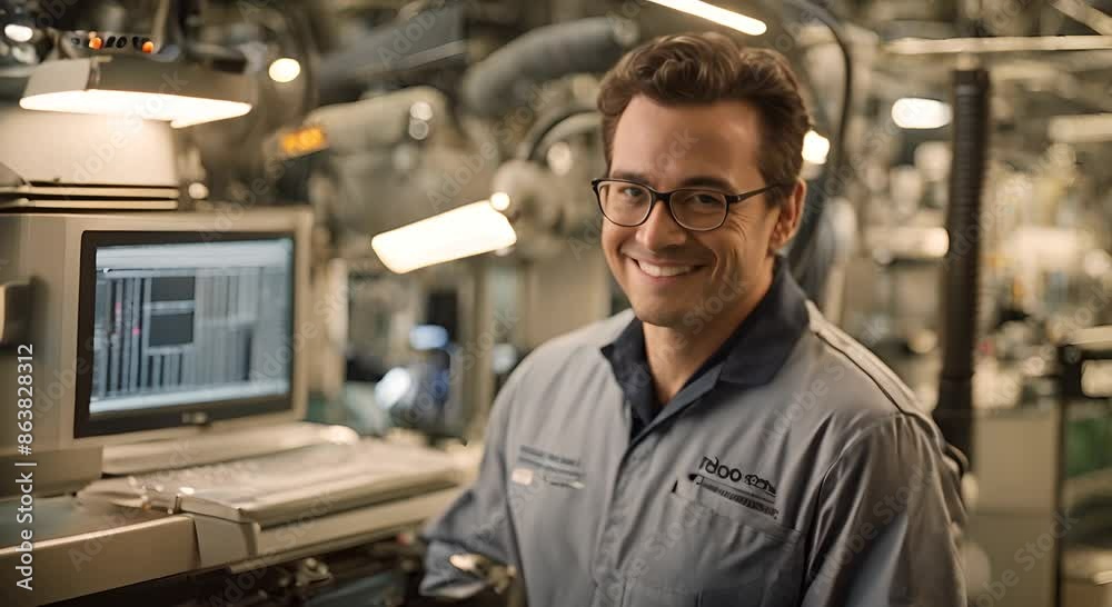 An Electrician Do a Photoshoot in Their Lab