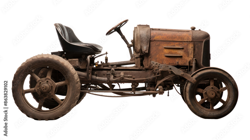 Fototapeta premium PNG Kettenkrad vehicle wheel car.