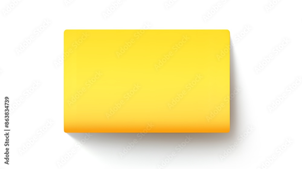 Yellow sticky note paper with curled corner Yellow sticky note paper with curled corner