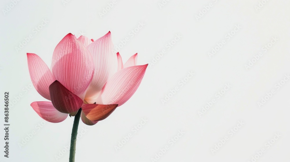 Lotus flower isolated on white background Lotus flower isolated on white background