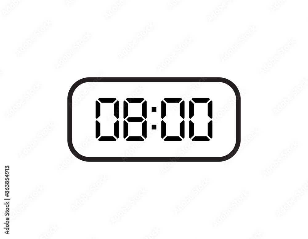 digital clock icon digital clock icon
