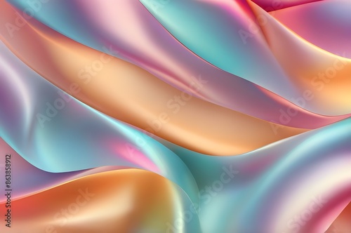 Wallpaper Mural Holographic Gradient  different colorful background Torontodigital.ca