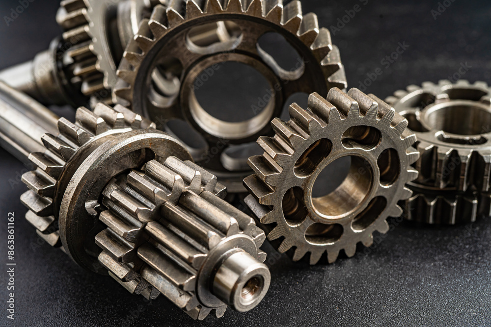Gear and cogs wheels, clock mechanism, brass metal engine industrial. Gear and cogs wheels, clock mechanism, brass metal engine industrial.