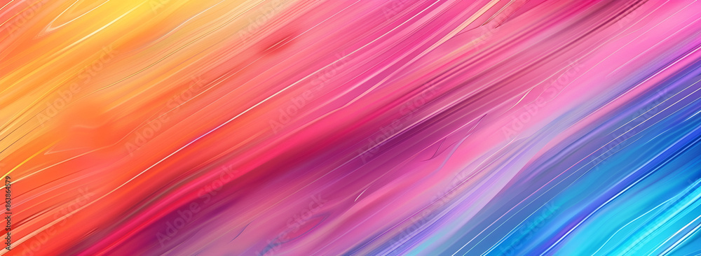 Fototapeta premium Summer Gradient Wallpaper for Mac, Vibrant Gradient Background for Mac