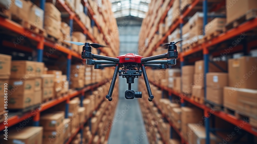 Autonomous Drone Conducting Inventory in a Modern Warehouse Aisle Autonomous Drone Conducting Inventory in a Modern Warehouse Aisle