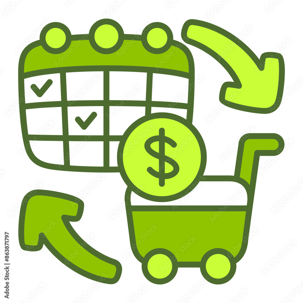 Asset Purchase Date Icon Asset Purchase Date Icon