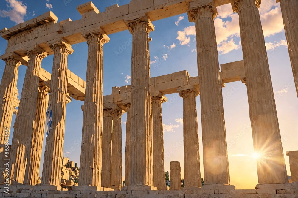 Ruins of Ancient Greek and Roman Temples Ruins of Ancient Greek and Roman Temples