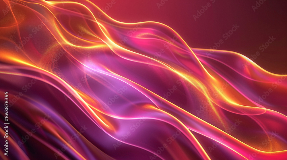 Maroon and Salmon Neon Wave Background Maroon and Salmon Neon Wave Background