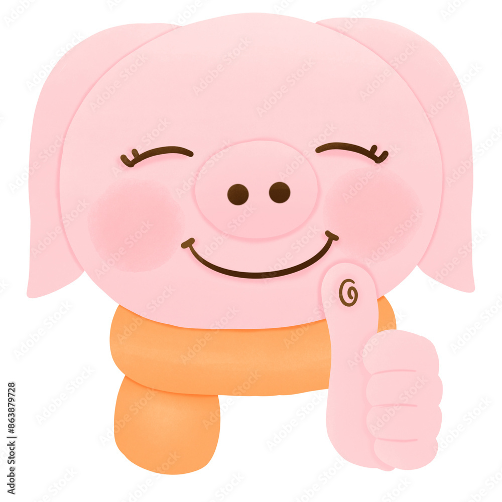 Fototapeta premium pig cartoon