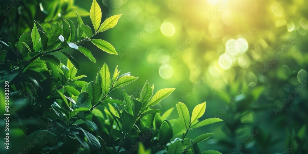 A close-up shot of a plant with the sun shining in the background, ideal for use in nature-inspired designs or as a symbol of growth and renewal A close-up shot of a plant with the sun shining in the background, ideal for use in nature-inspired designs or as a symbol of growth and renewal