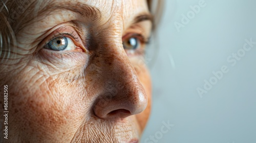 The Wrinkled Elderly Woman photo