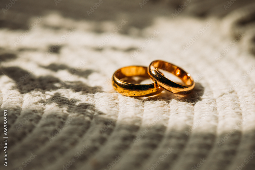Wedding rings photo. Golden rings. Married. Photo. Love concept. Love. Bride Wedding rings photo. Golden rings. Married. Photo. Love concept. Love. Bride