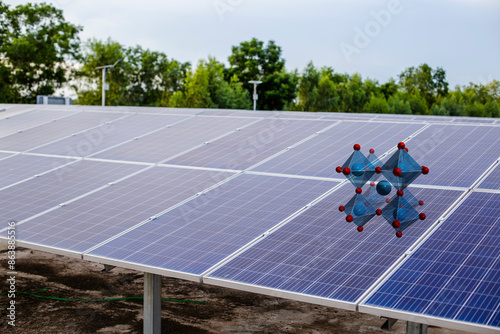 perovskite solar cell Is the energy of the future.Perovskite materials.