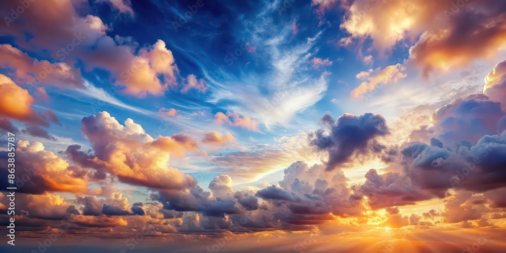 Romantic and beautiful sky with sea of clouds, romantic, beautiful, sky, sea, clouds, serene, peaceful, nature Romantic and beautiful sky with sea of clouds, romantic, beautiful, sky, sea, clouds, serene, peaceful, nature