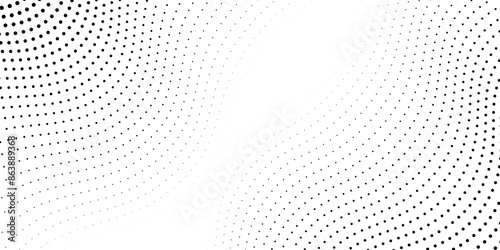 Light gradient halftone dots grunge wide background shape dots
