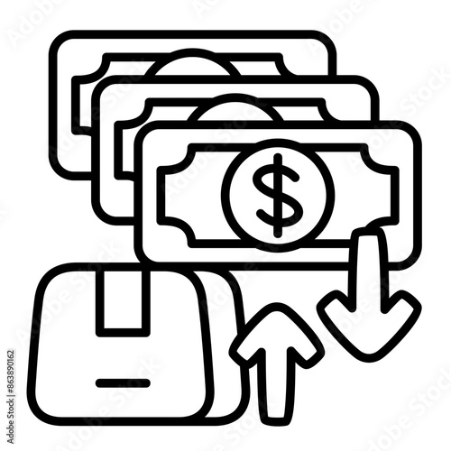 Selling And Transferring Assets Icon