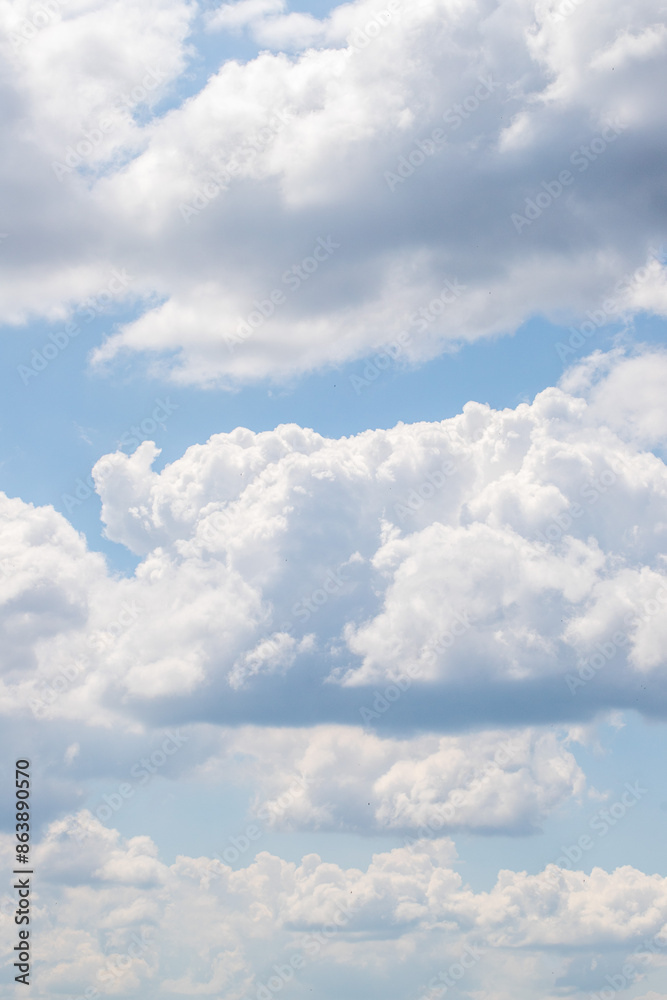 Blue sky background, white clouds in the sky. Blue sky background, white clouds in the sky.