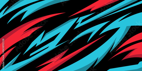 Side body hand drawn graphic sticker abstract racing design concept. Car decal wrap design for motorcycle, boat, truck, car, boat and more.