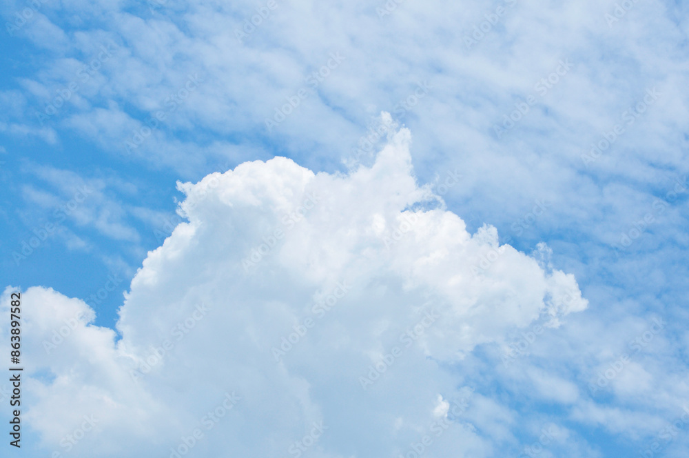 blue sky with clouds