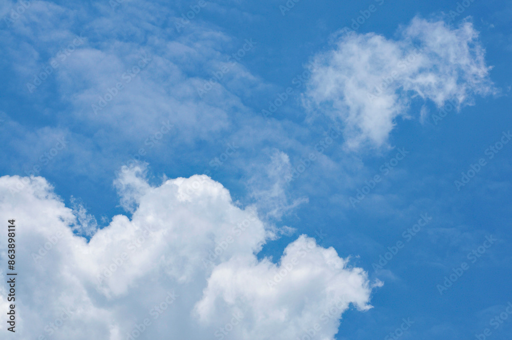 Obraz premium blue sky with clouds