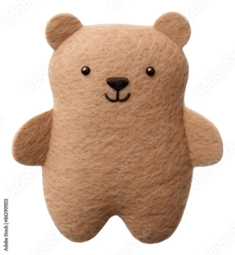 PNG A bear plush cute toy. photo